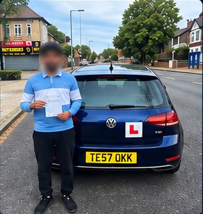 PassReady pupil after passing at Hornchurch